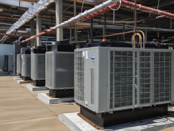 Commercial HVAC system maintenance service